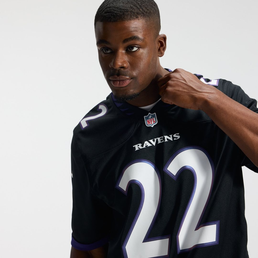 Baltimore Ravens Derrick Henry Black Alternate Game Jersey | NFL Football Jersey