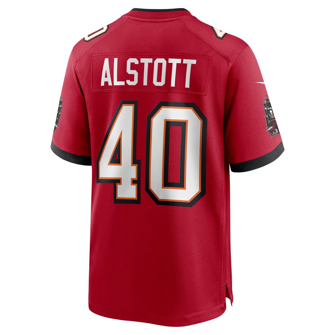 Tampa Bay Buccaneers Mike Alstott Red Retired Player Game Jersey | NFL Football Jersey