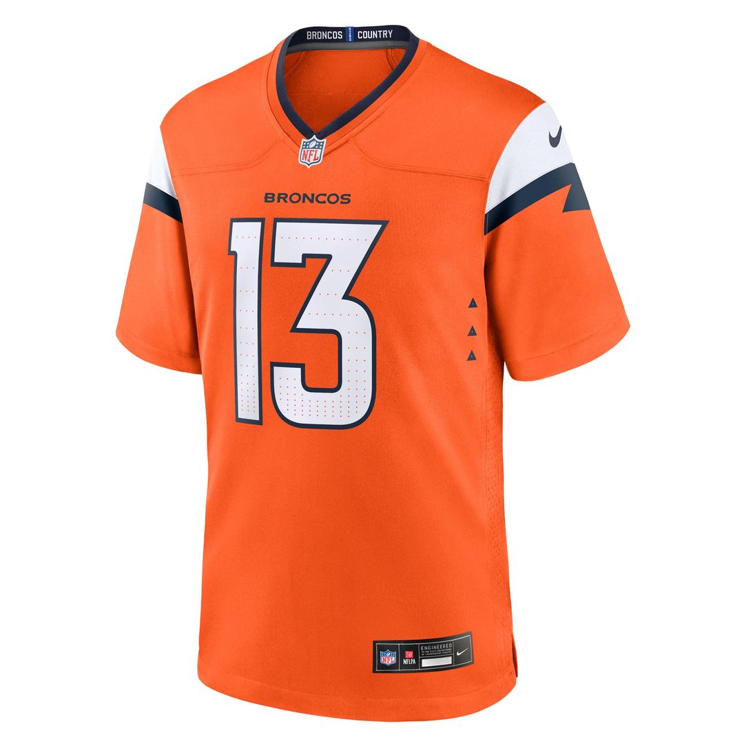 Denver Broncos Pat Bryant Orange Team Game Jersey | NFL Football Jersey