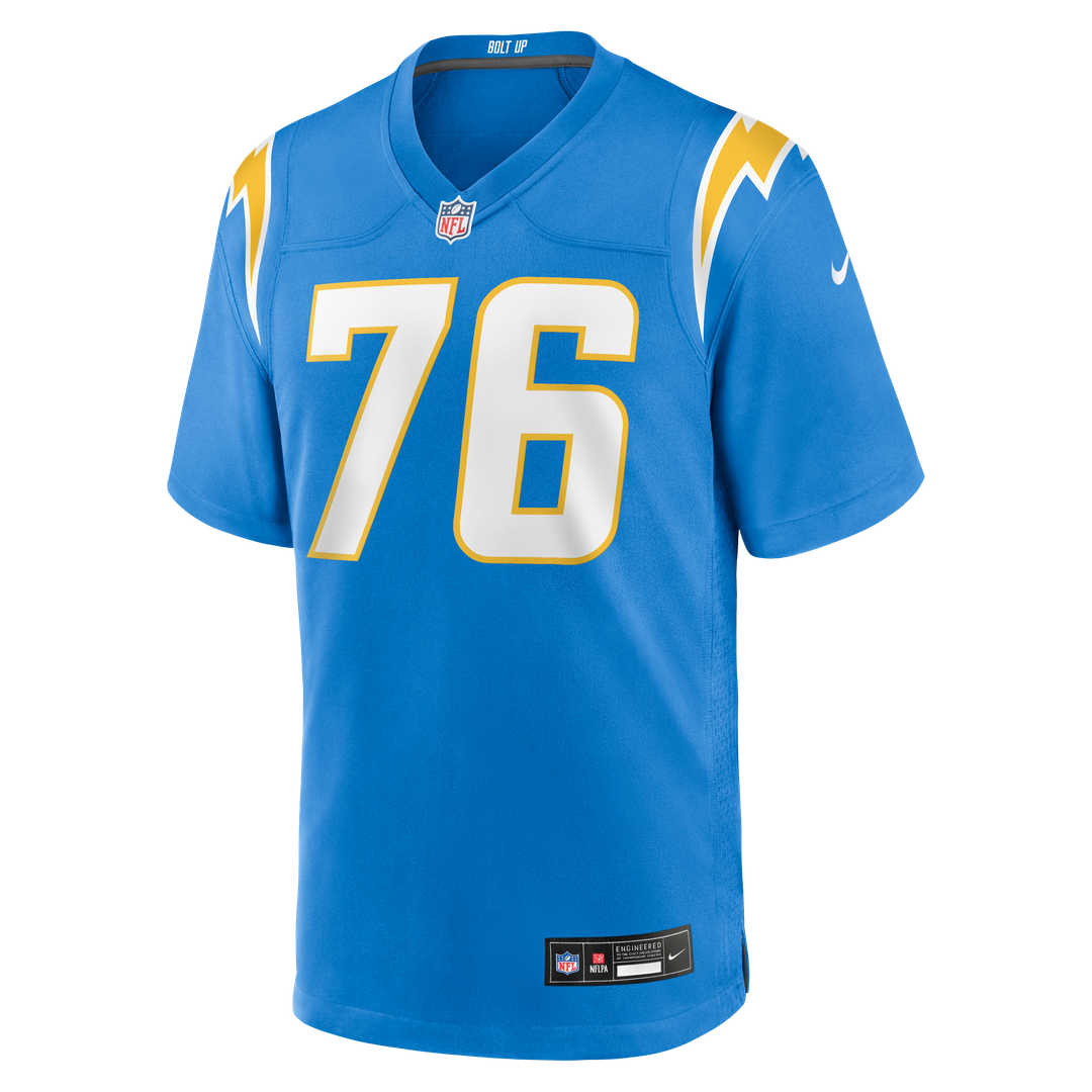 Los Angeles Chargers Joe Alt Powder Blue Player Game Jersey | NFL Football Jersey
