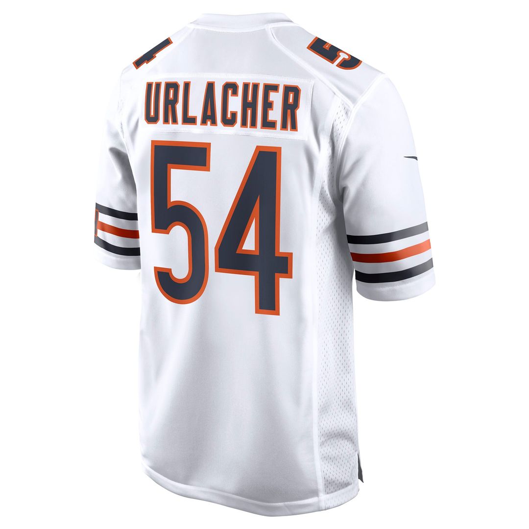 Chicago Bears Brian Urlacher White Retired Player Game Jersey | NFL Football Jersey