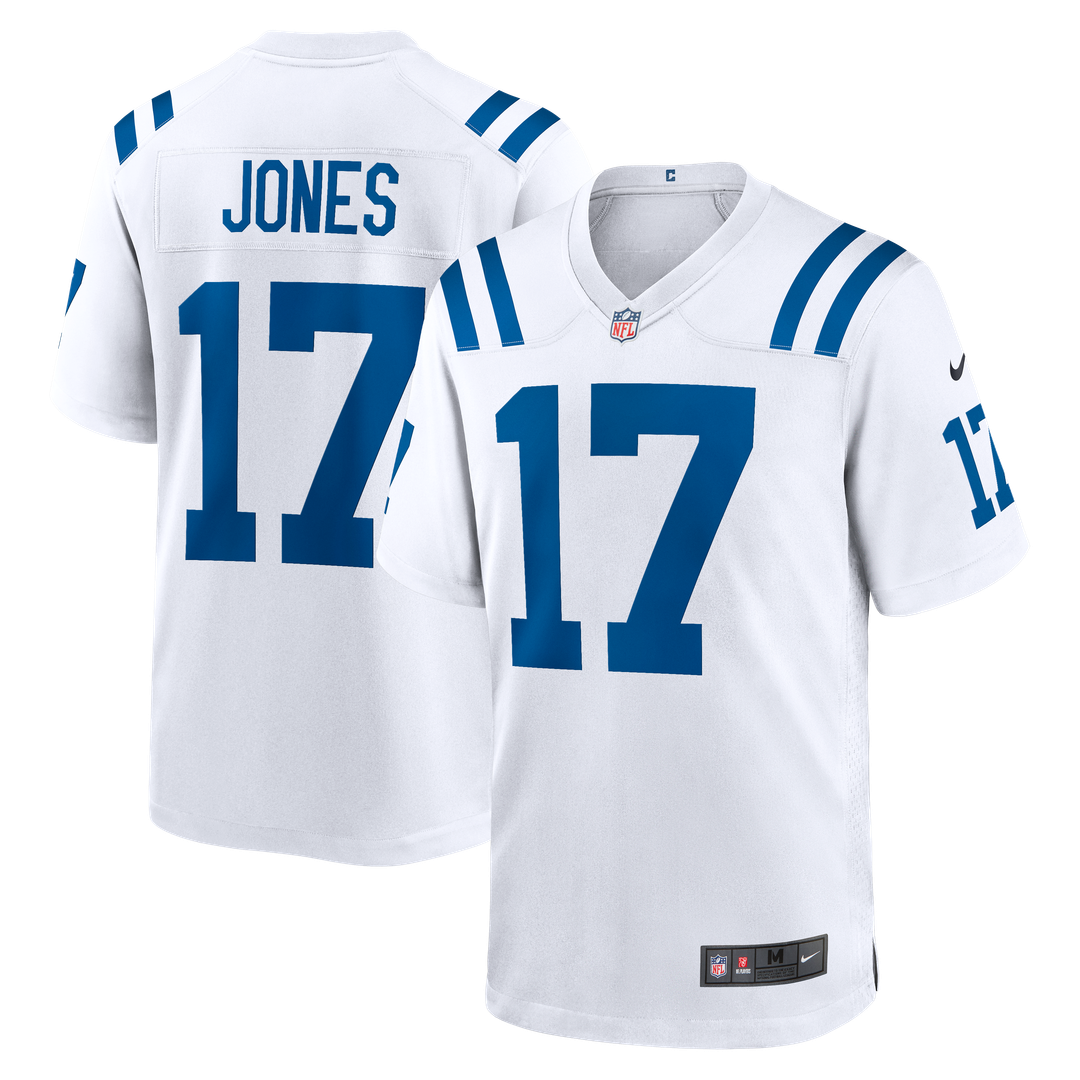Indianapolis Colts Daniel Jones White Game Jersey | NFL Football Jersey