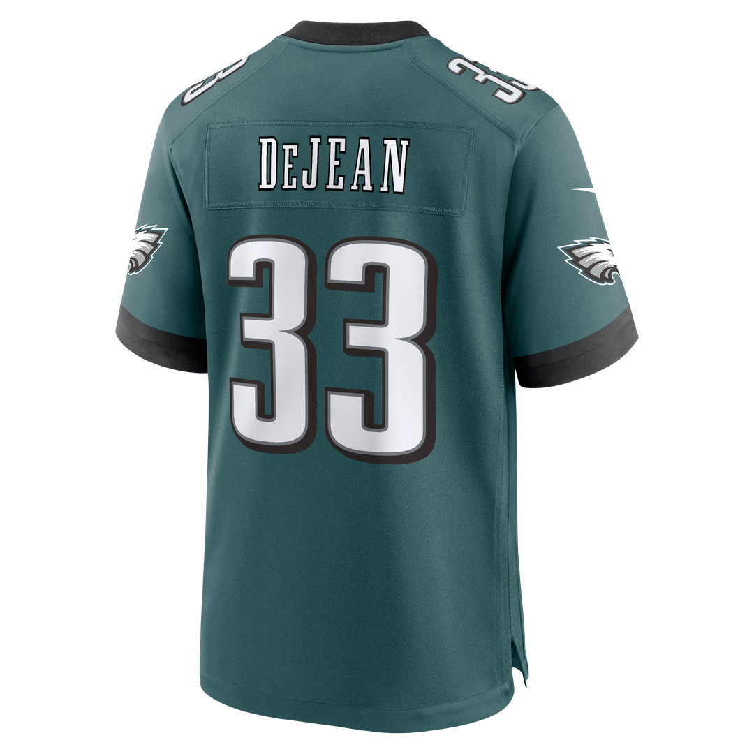Philadelphia Eagles Cooper DeJean Midnight Green Team Game Jersey | NFL Football Jersey