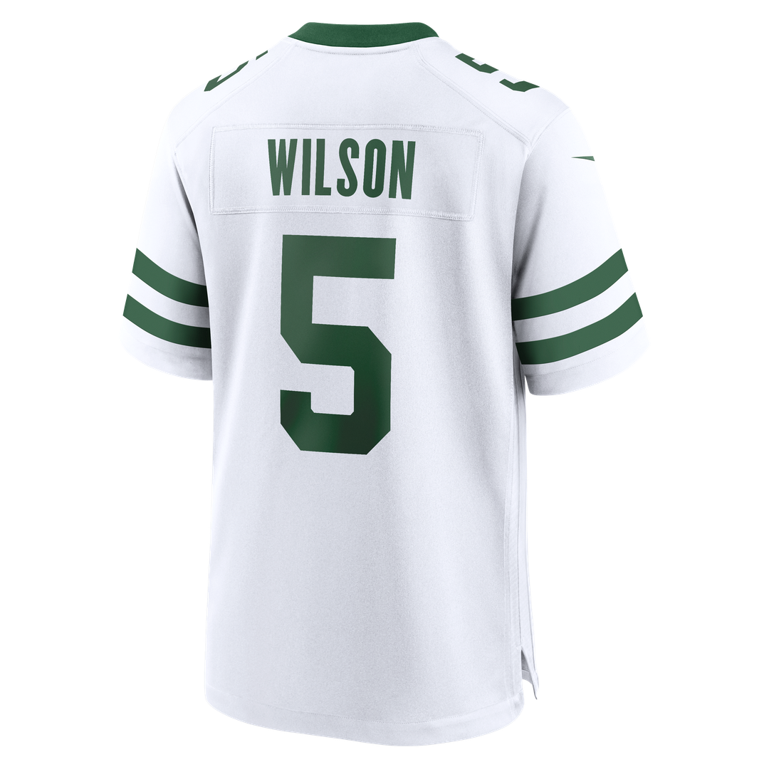 New York Jets Garrett Wilson Legacy White Game Jersey | NFL Football Jersey