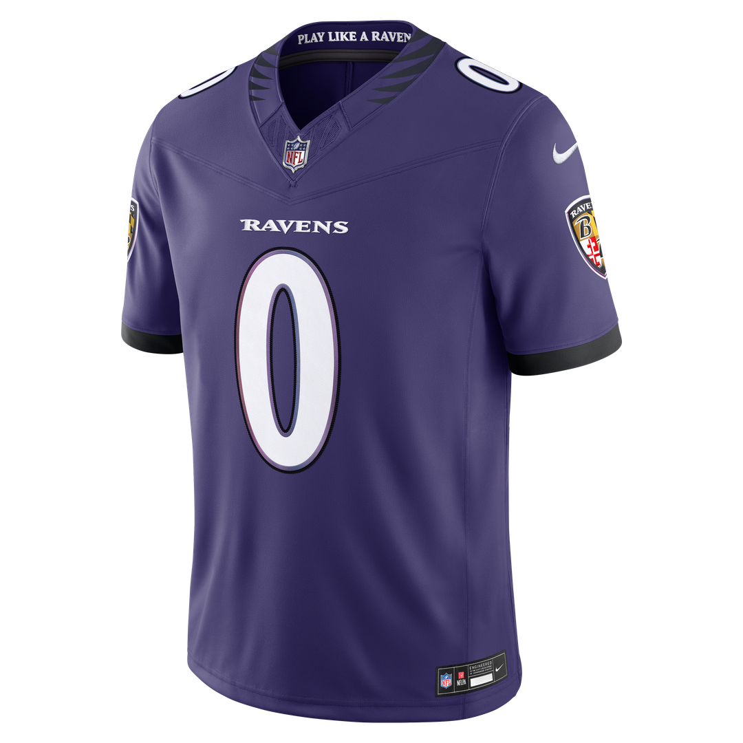 Baltimore Ravens Roquan Smith Purple Team Vapor F.U.S.E. Stitched Limited Jersey | NFL Football Jersey