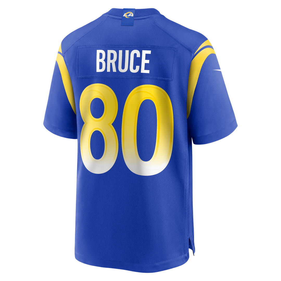 Los Angeles Rams Isaac Bruce Royal Game Retired Player Jersey | NFL Football Jersey