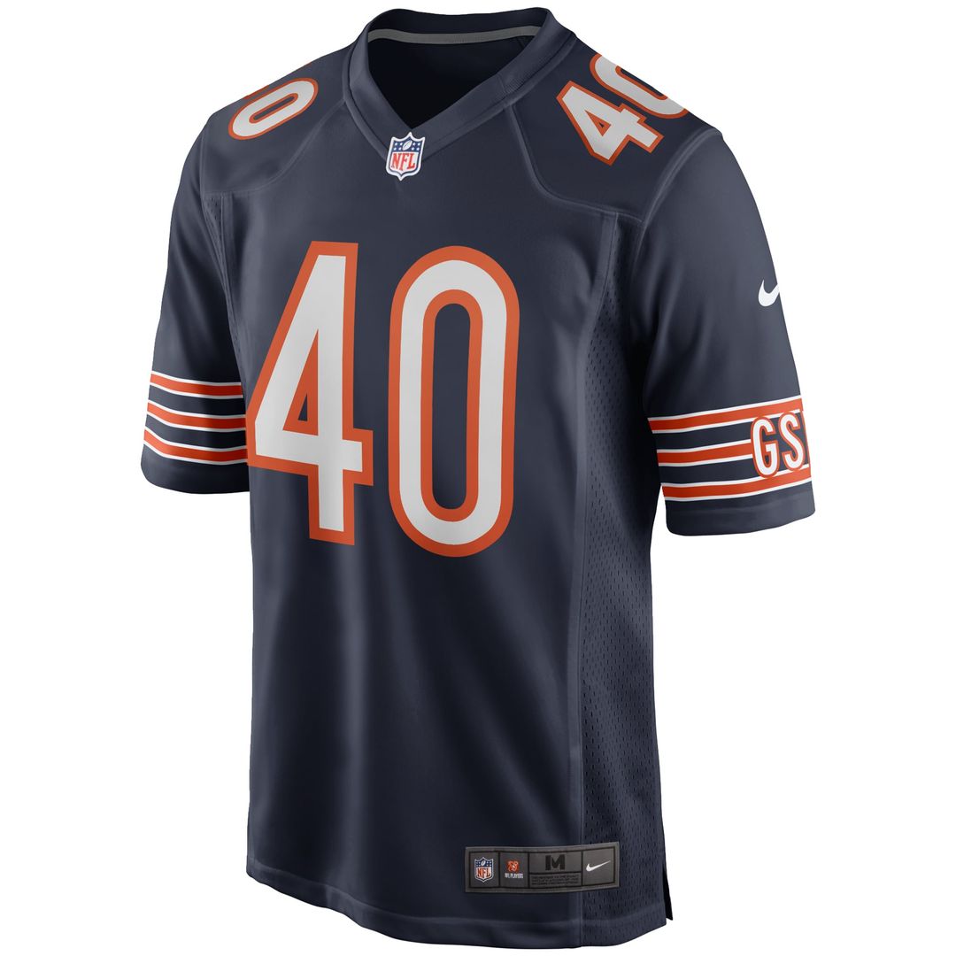 Chicago Bears Gale Sayers Navy Game Retired Player Jersey | NFL Football Jersey
