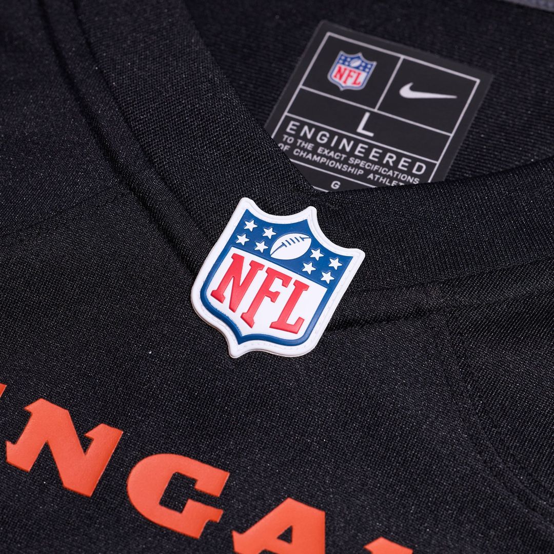 Cincinnati Bengals Owen Carney Black Home Game Player Jersey | NFL Football Jersey