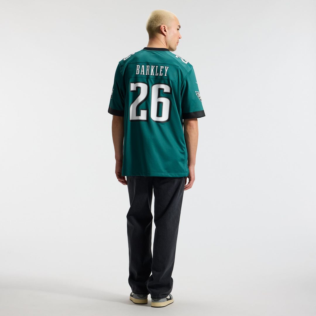 Philadelphia Eagles Saquon Barkley Black Alternate Game Jersey | NFL Football Jersey