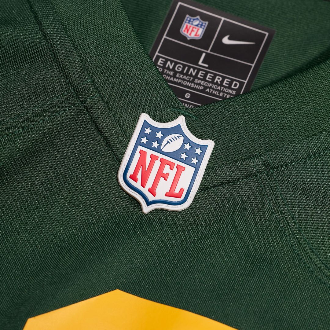 Green Bay Packers Love Green Alternate Game Jersey | NFL Football Jersey