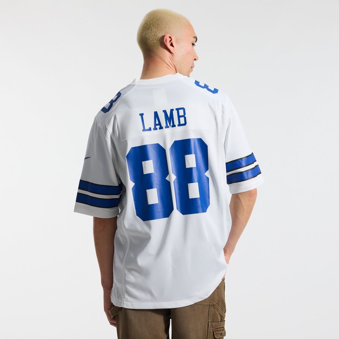 Dallas Cowboys CeeDee Lamb White Game Team Jersey | NFL Football Jersey