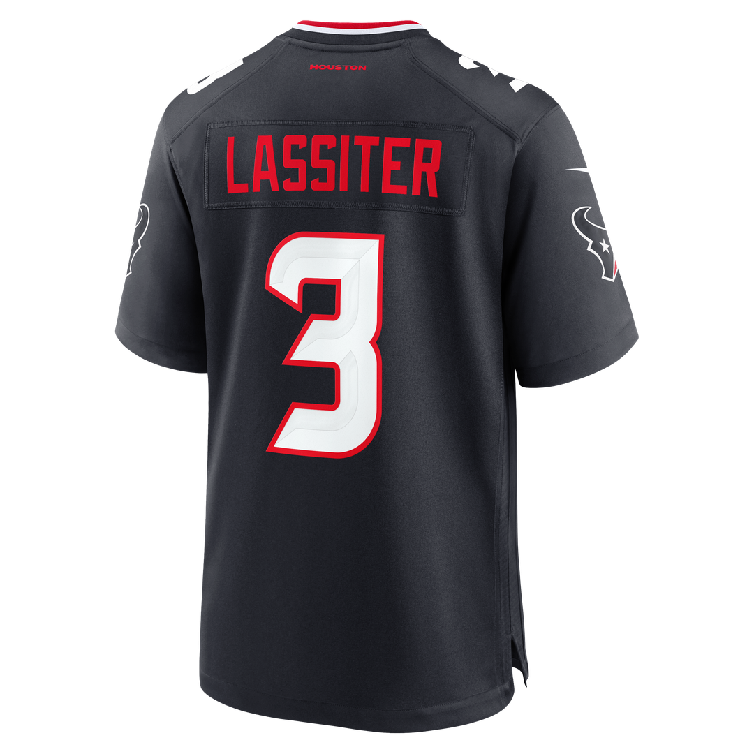 Houston Texans Kamari Lassiter Navy Team Game Jersey | NFL Football Jersey