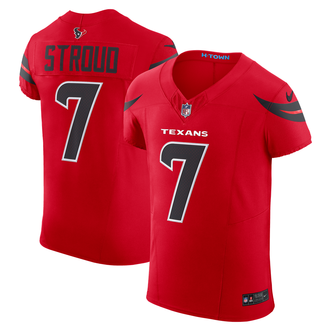 Houston Texans C.J. Stroud Red Alternate Vapor F.U.S.E. Elite Jersey | NFL Football Jersey