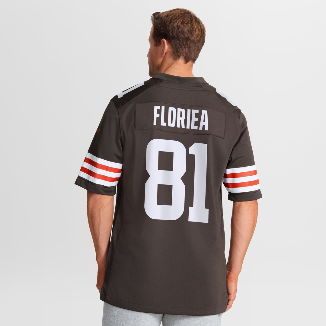 Cleveland Browns Luke Floriea Brown Team Game Jersey | NFL Football Jersey