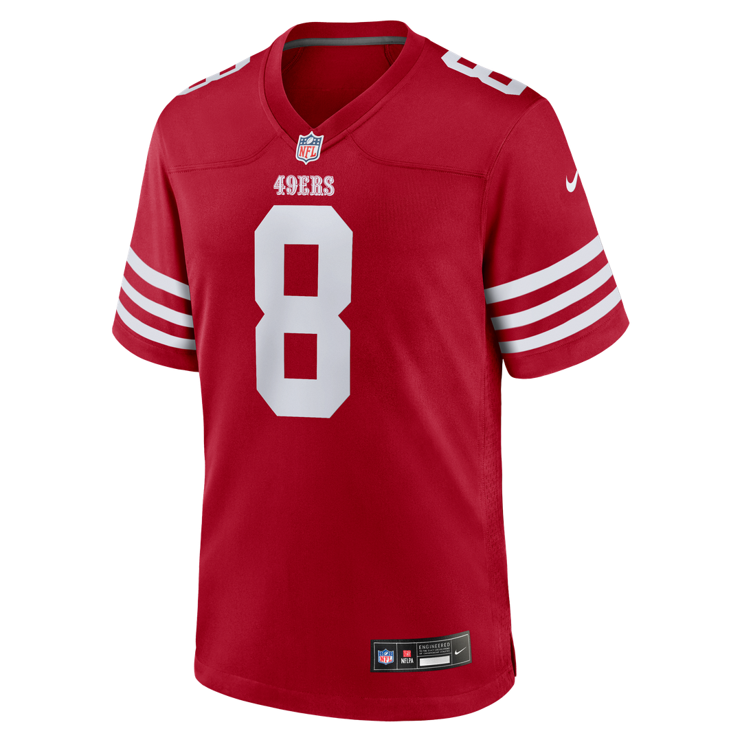 San Francisco 49ers Steve Young White Retired Player Game Jersey | NFL Football Jersey
