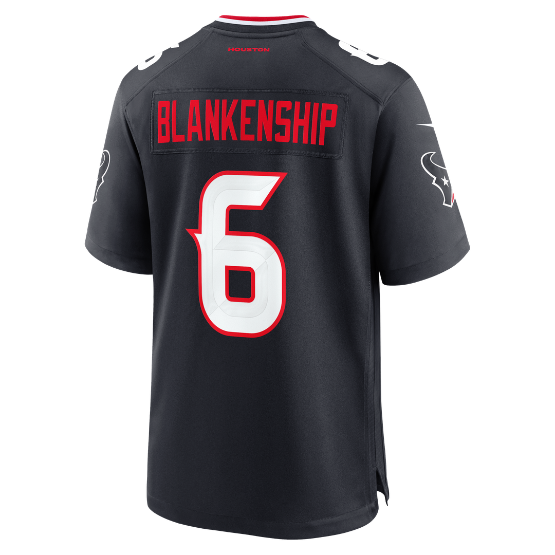 Houston Texans Reed Blankenship Navy Team Game Jersey | NFL Football Jersey