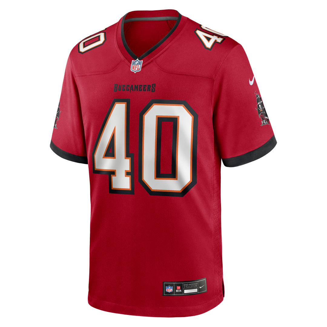 Tampa Bay Buccaneers Mike Alstott Red Retired Player Game Jersey | NFL Football Jersey