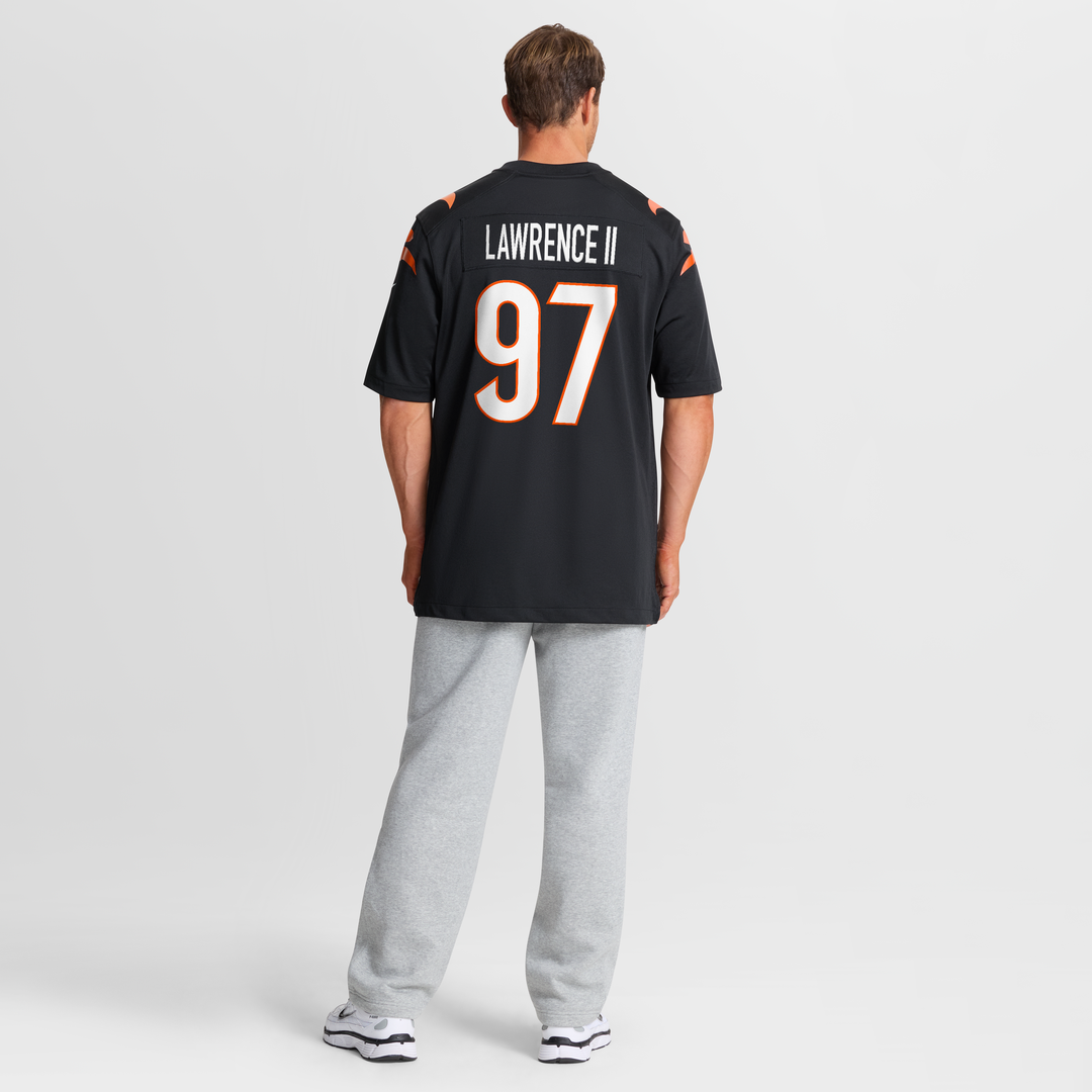 Cincinnati Bengals Dexter Lawrence II Black Game Jersey | NFL Football Jersey