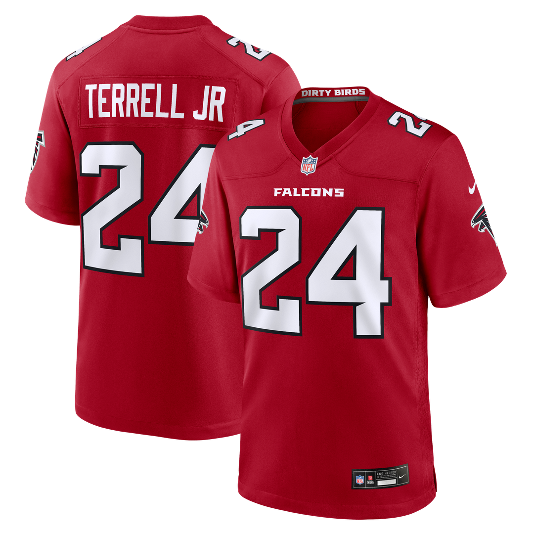 Atlanta Falcons A.J. Terrell Red Game Jersey | NFL Football Jersey