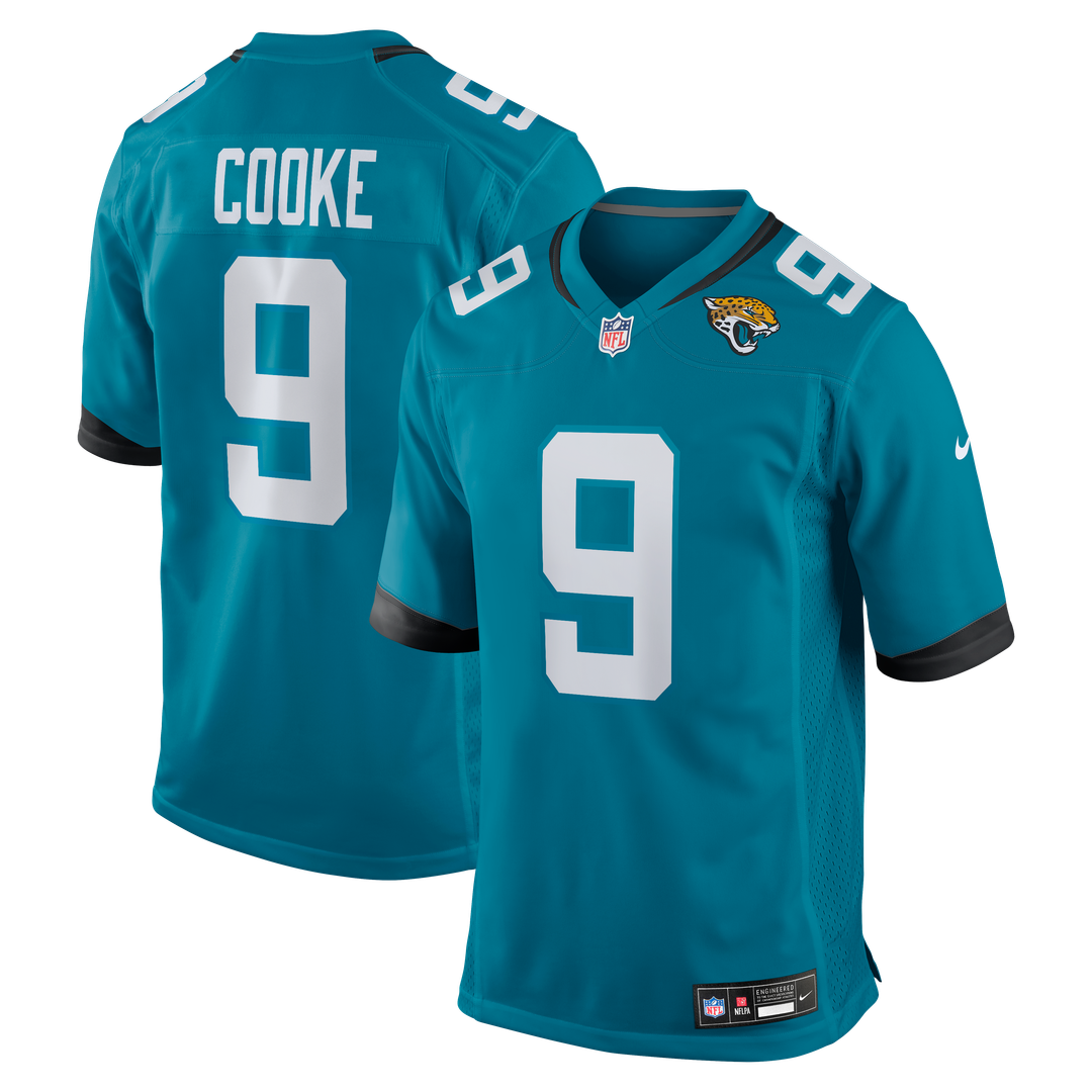 Jacksonville Jaguars Logan Cooke Black Game Jersey | NFL Football Jersey