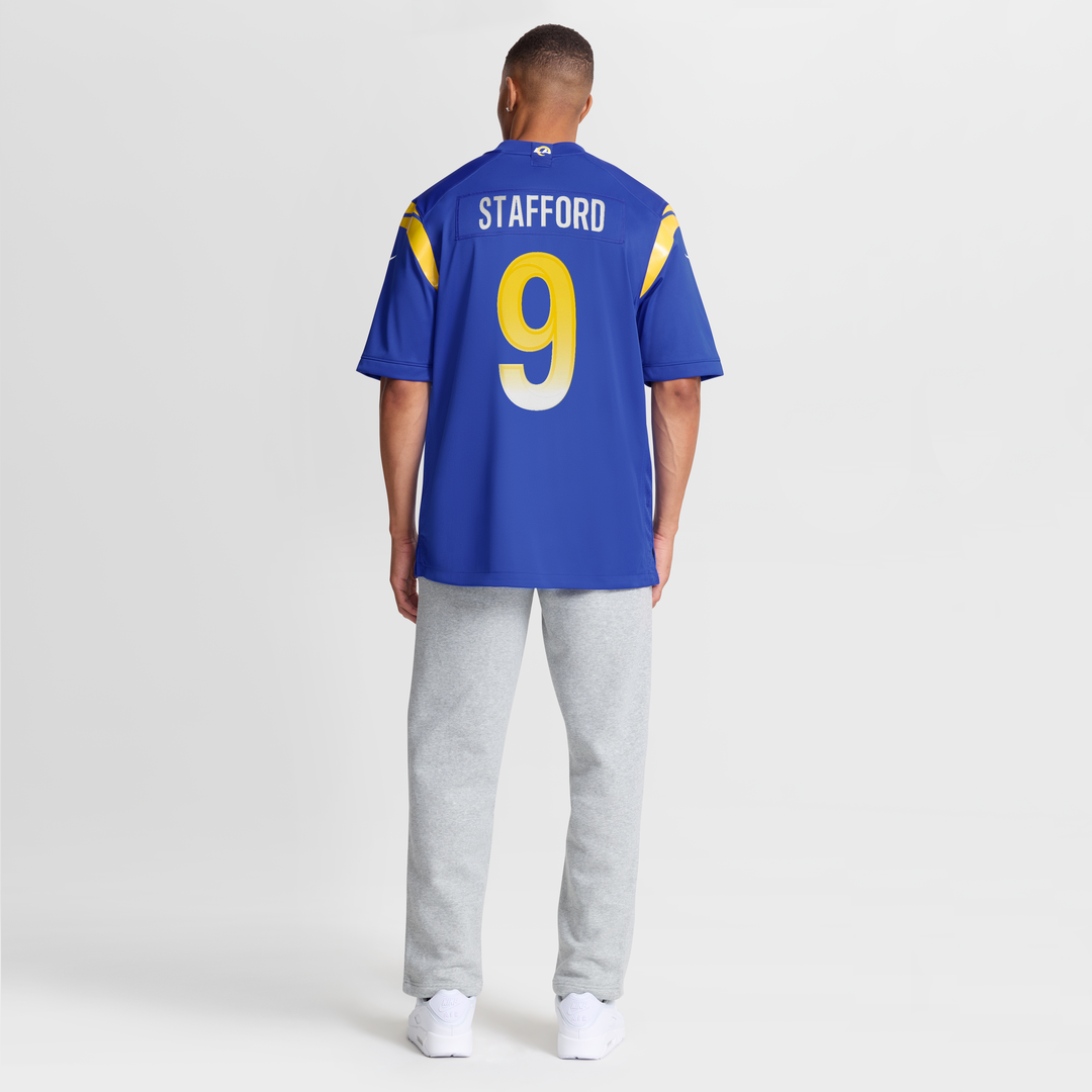 Los Angeles Rams Matthew Stafford Royal Player Game Jersey | NFL Football Jersey