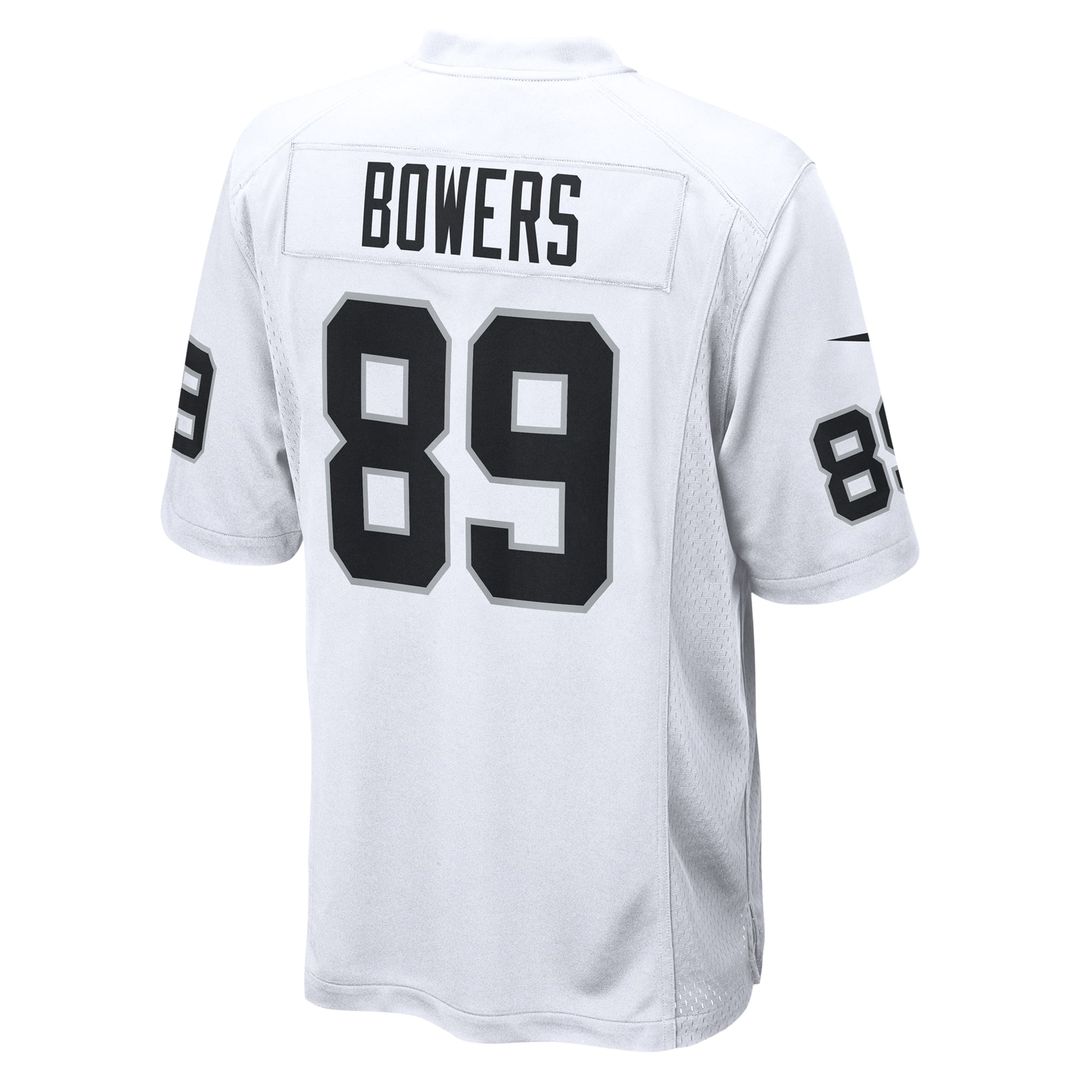 Las Vegas Raiders Brock Bowers White Game Jersey | NFL Football Jersey
