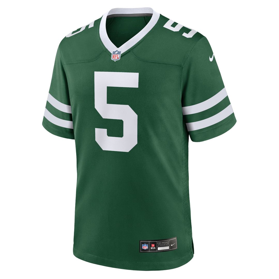 New York Jets Garrett Wilson Legacy White Game Jersey | NFL Football Jersey