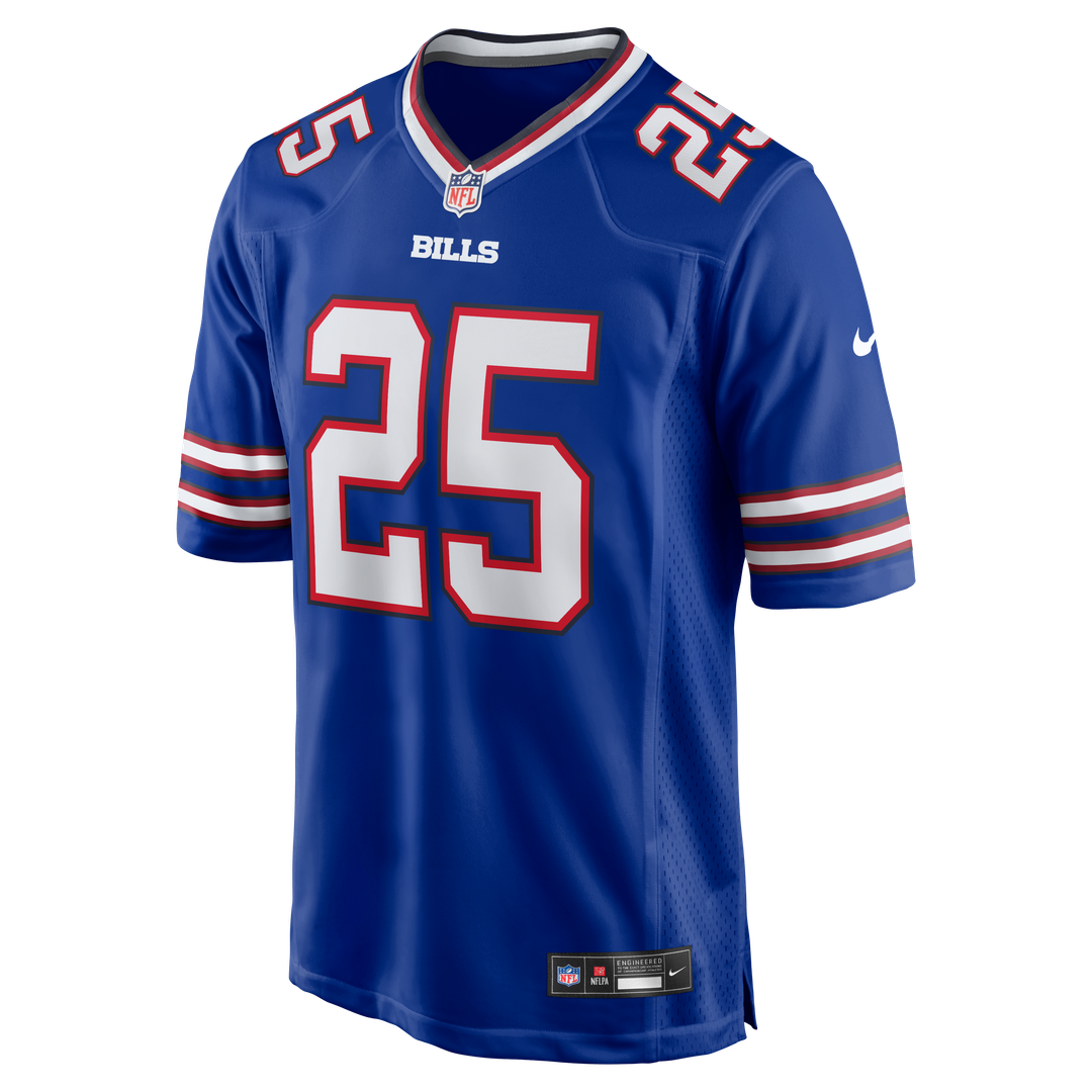 Buffalo Bills Geno Stone Royal Team Game Jersey | NFL Football Jersey