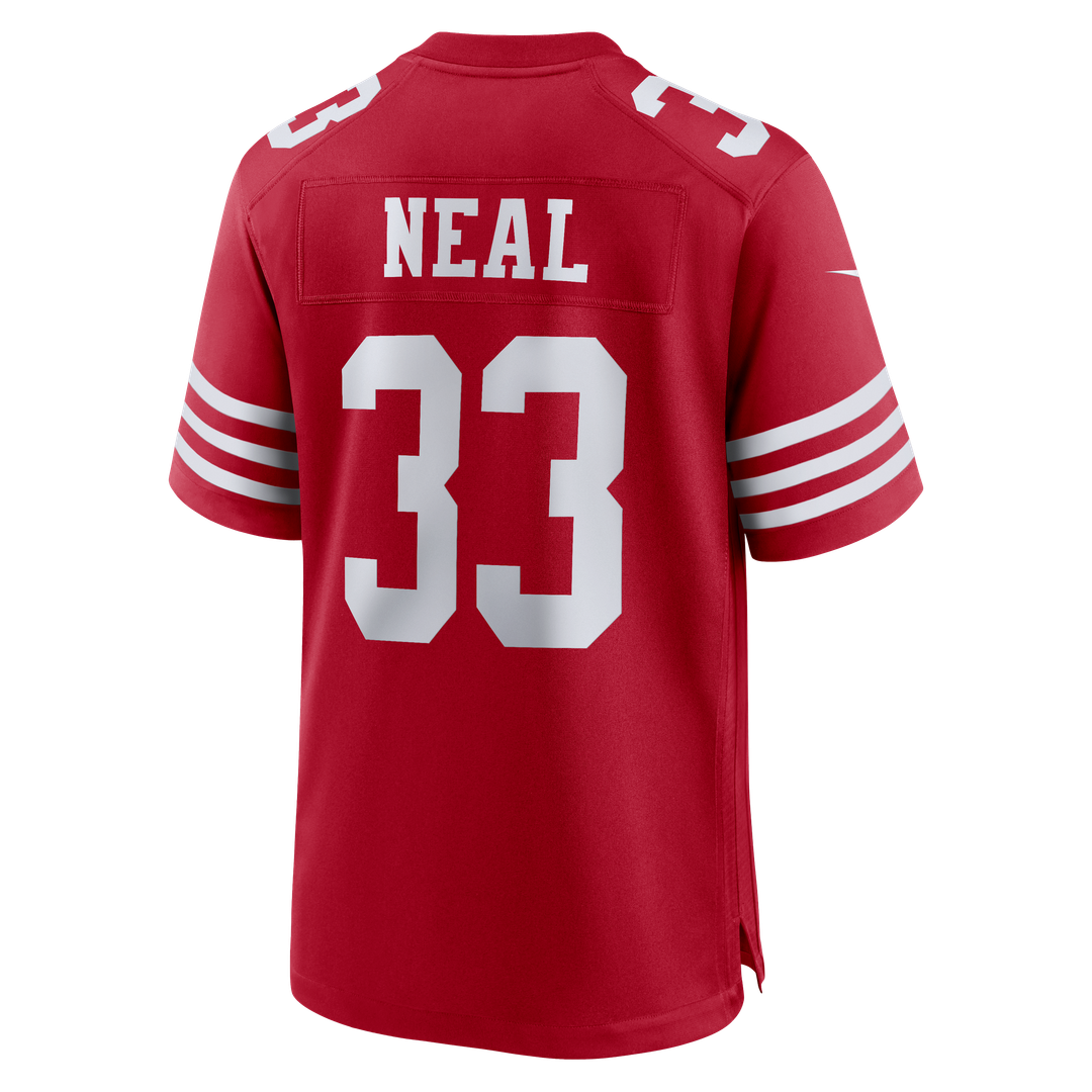 San Francisco 49ers Siran Neal Scarlet Team Game Jersey | NFL Football Jersey