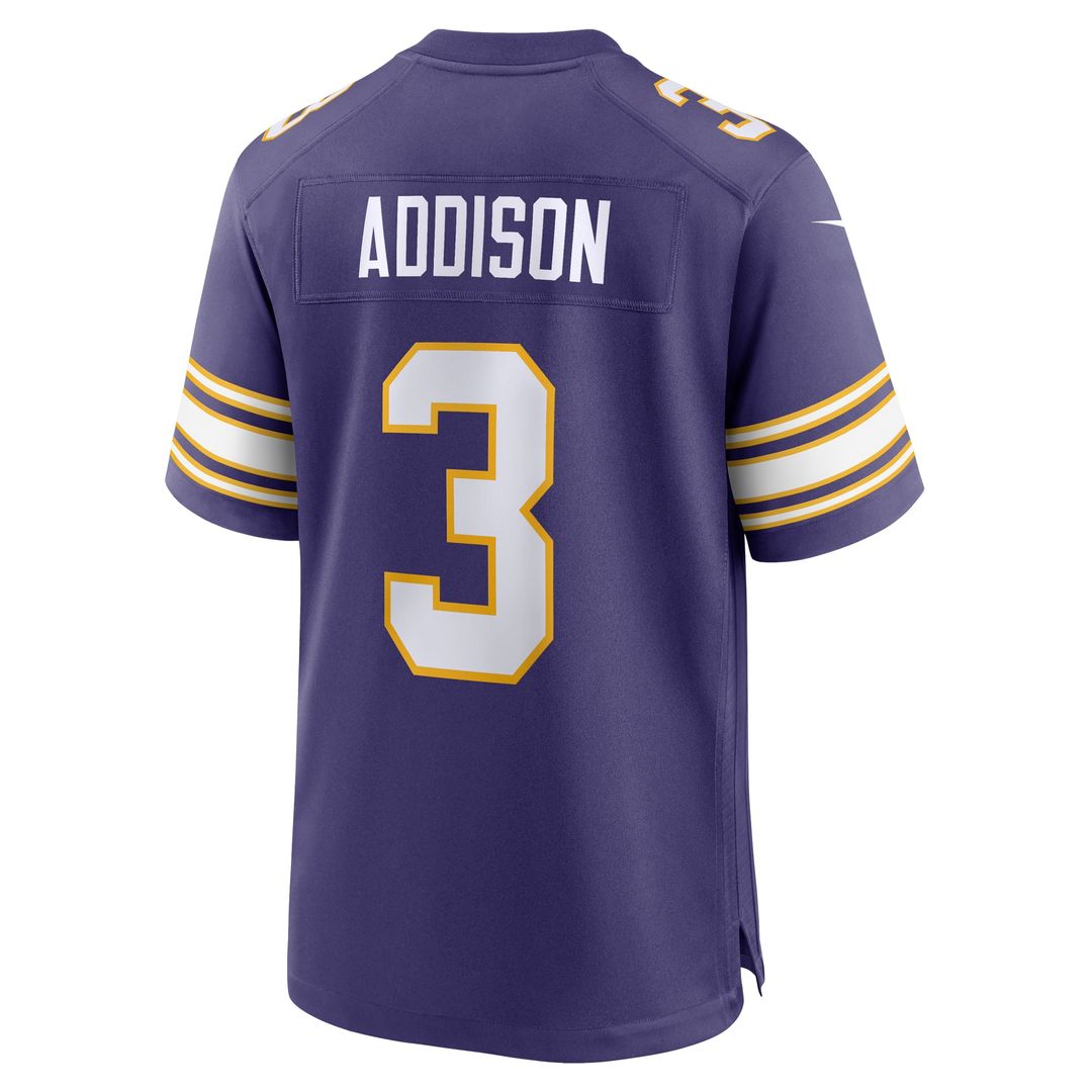 Minnesota Vikings Addison White Away Game Jersey | NFL Football Jersey