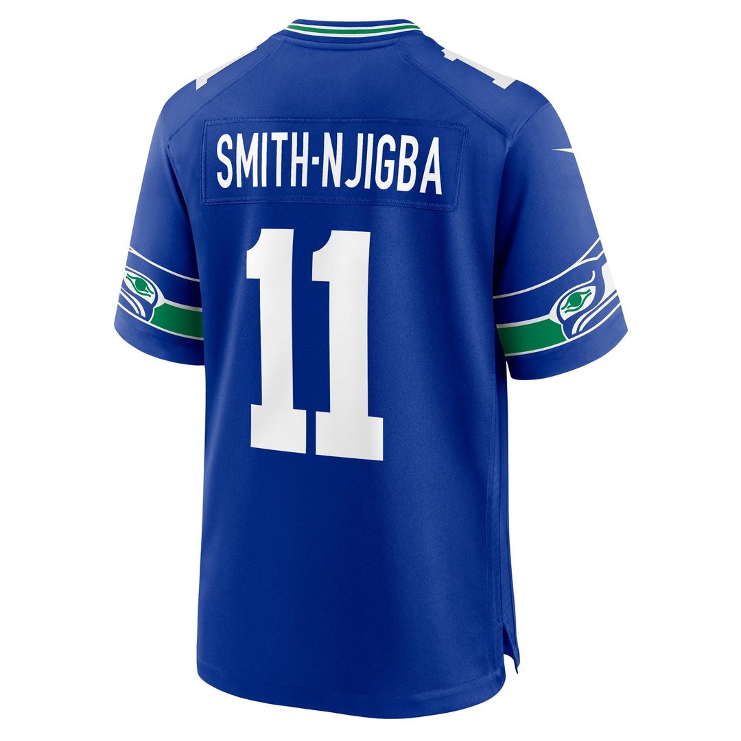 Seattle Seahawks Jaxon Smith-Njigba White Game Jersey | NFL Football Jersey