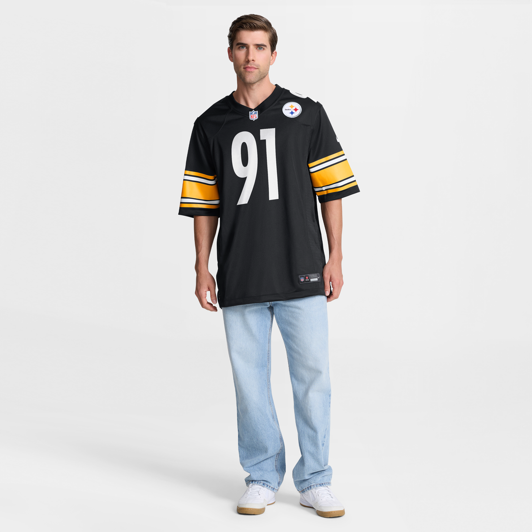 Pittsburgh Steelers Logan Lee Black Game Jersey | NFL Football Jersey