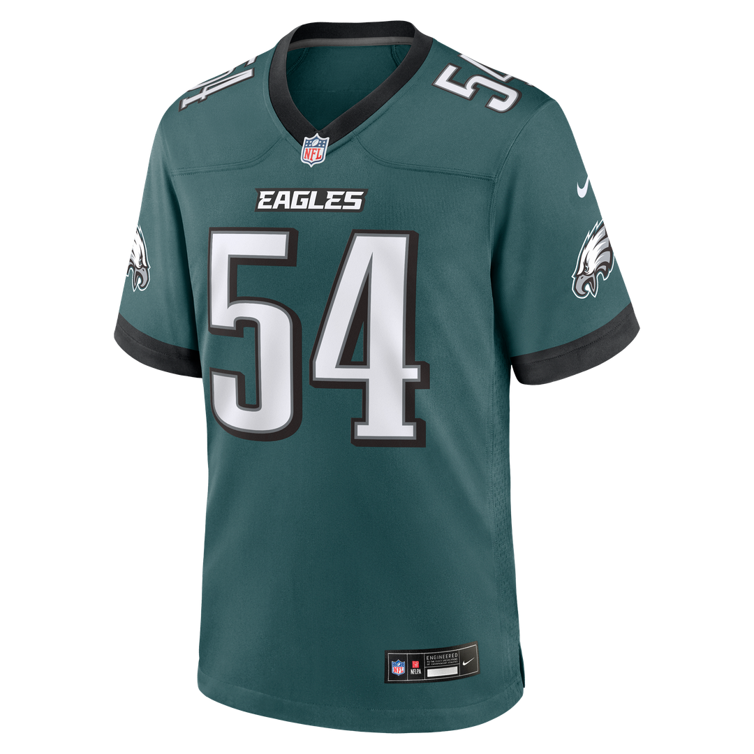 Philadelphia Eagles Jeremiah Trotter Jr. Midnight Green Team Game Jersey | NFL Football Jersey