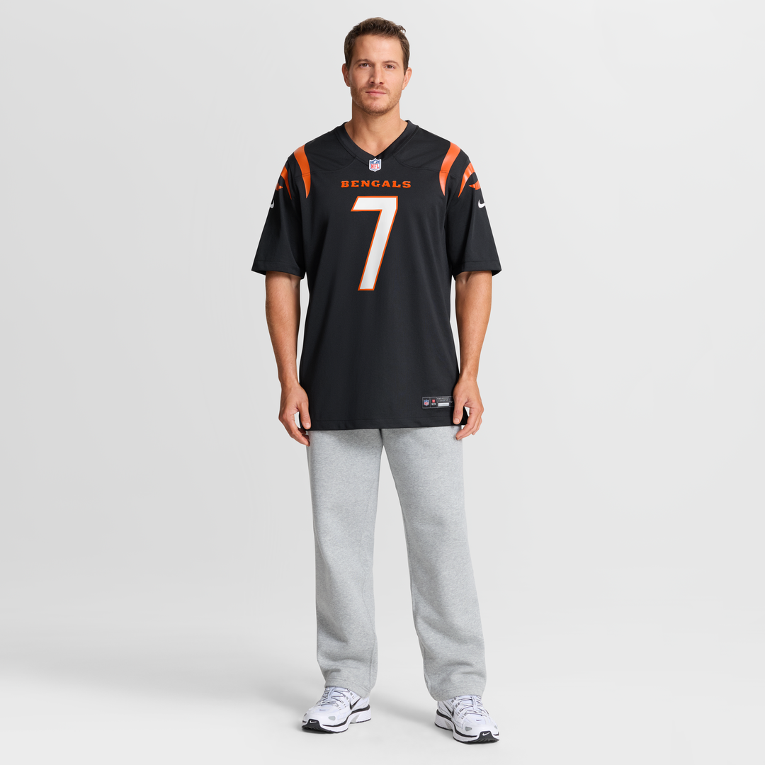 Cincinnati Bengals Boomer Esiason Black Retired Player Jersey | NFL Football Jersey