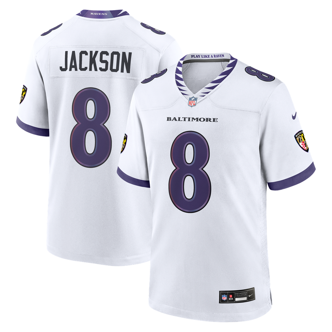 Baltimore Ravens Lamar Jackson Black Alternate Game Jersey | NFL Football Jersey