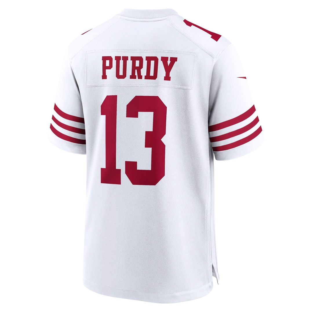 San Francisco 49ers Brock Purdy Scarlet Game Player Jersey | NFL Football Jersey