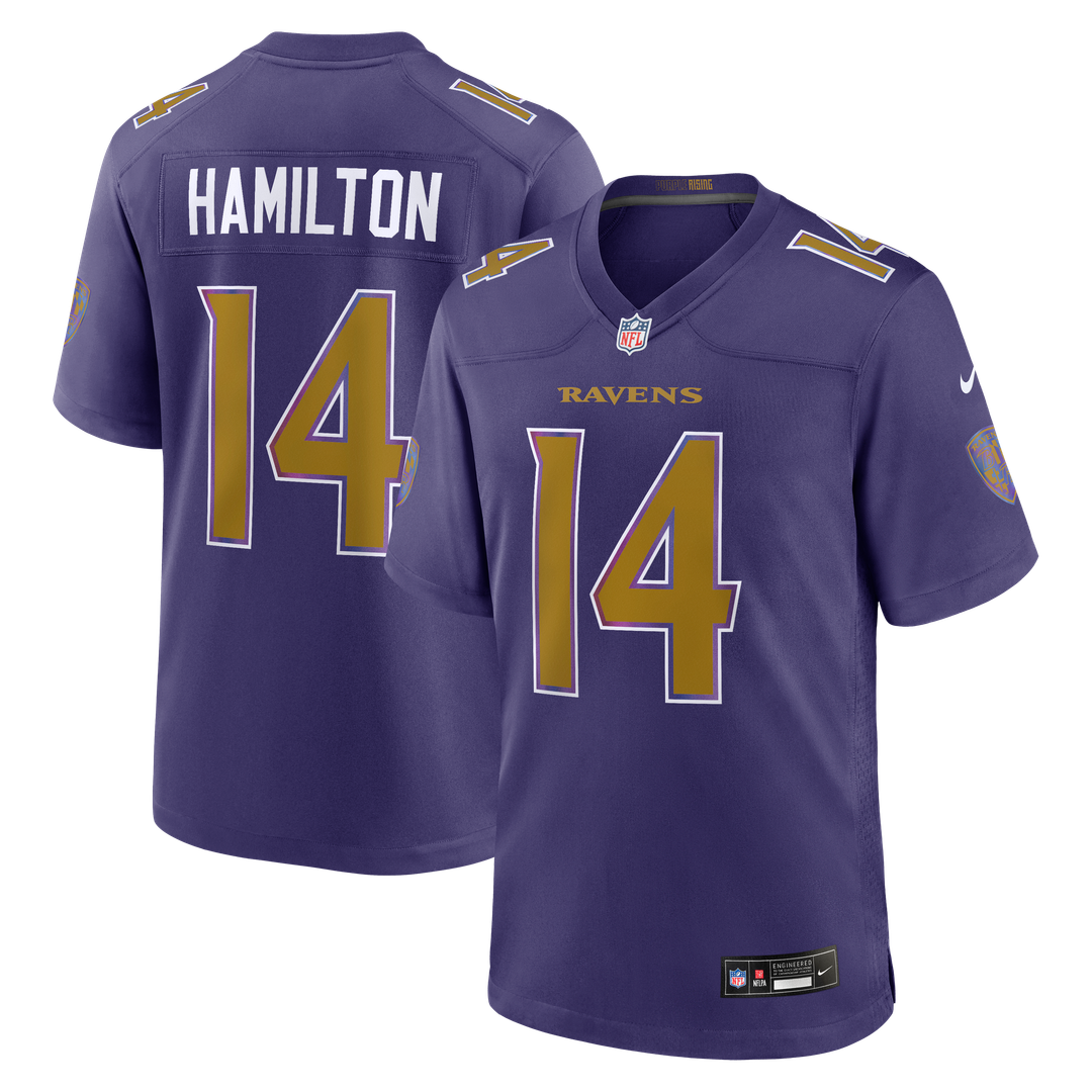 Baltimore Ravens Kyle Hamilton Purple Alternate Game Jersey | NFL Football Jersey