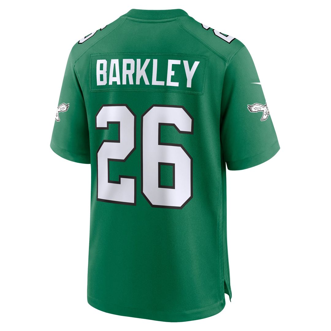 Philadelphia Eagles Saquon Barkley White Game Jersey | NFL Football Jersey