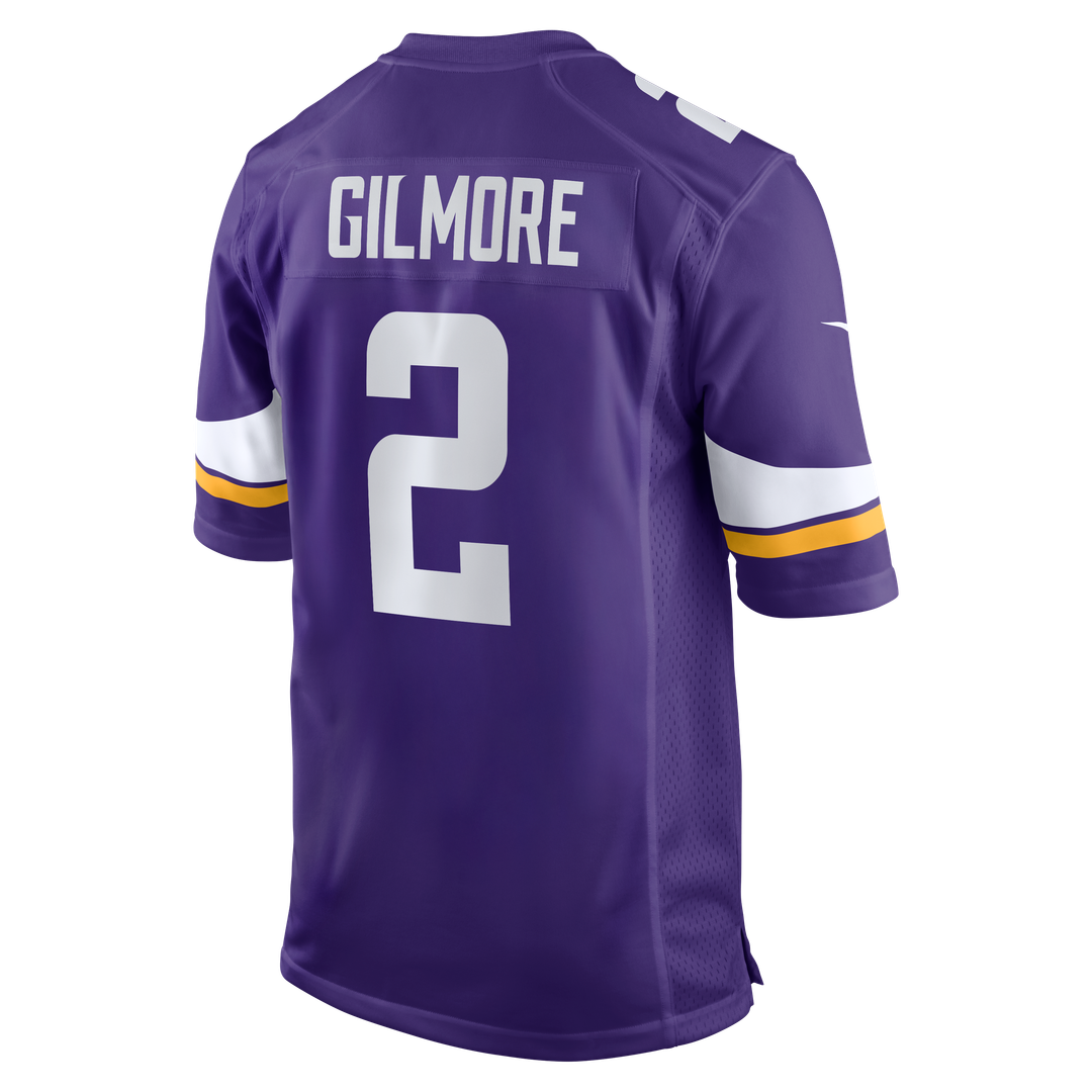 Minnesota Vikings Stephon Gilmore Purple Game Jersey | NFL Football Jersey