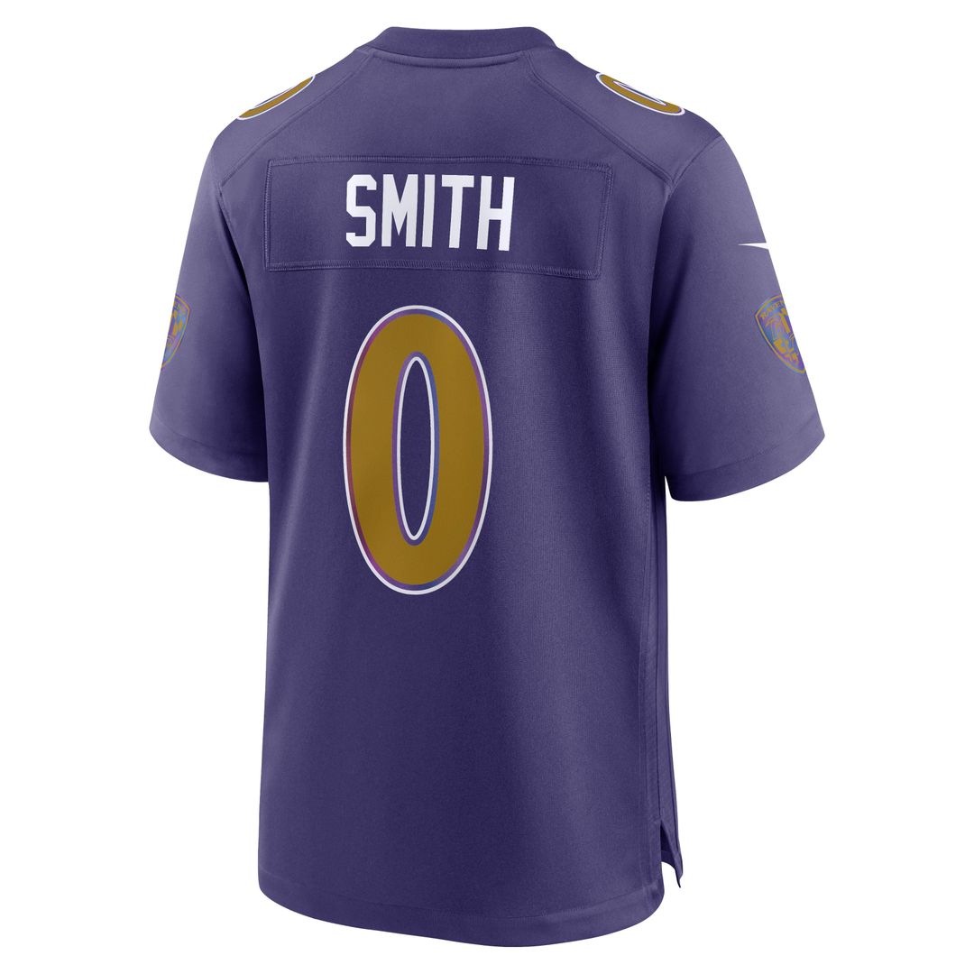 Baltimore Ravens Roquan Smith Purple Alternate Game Jersey | NFL Football Jersey