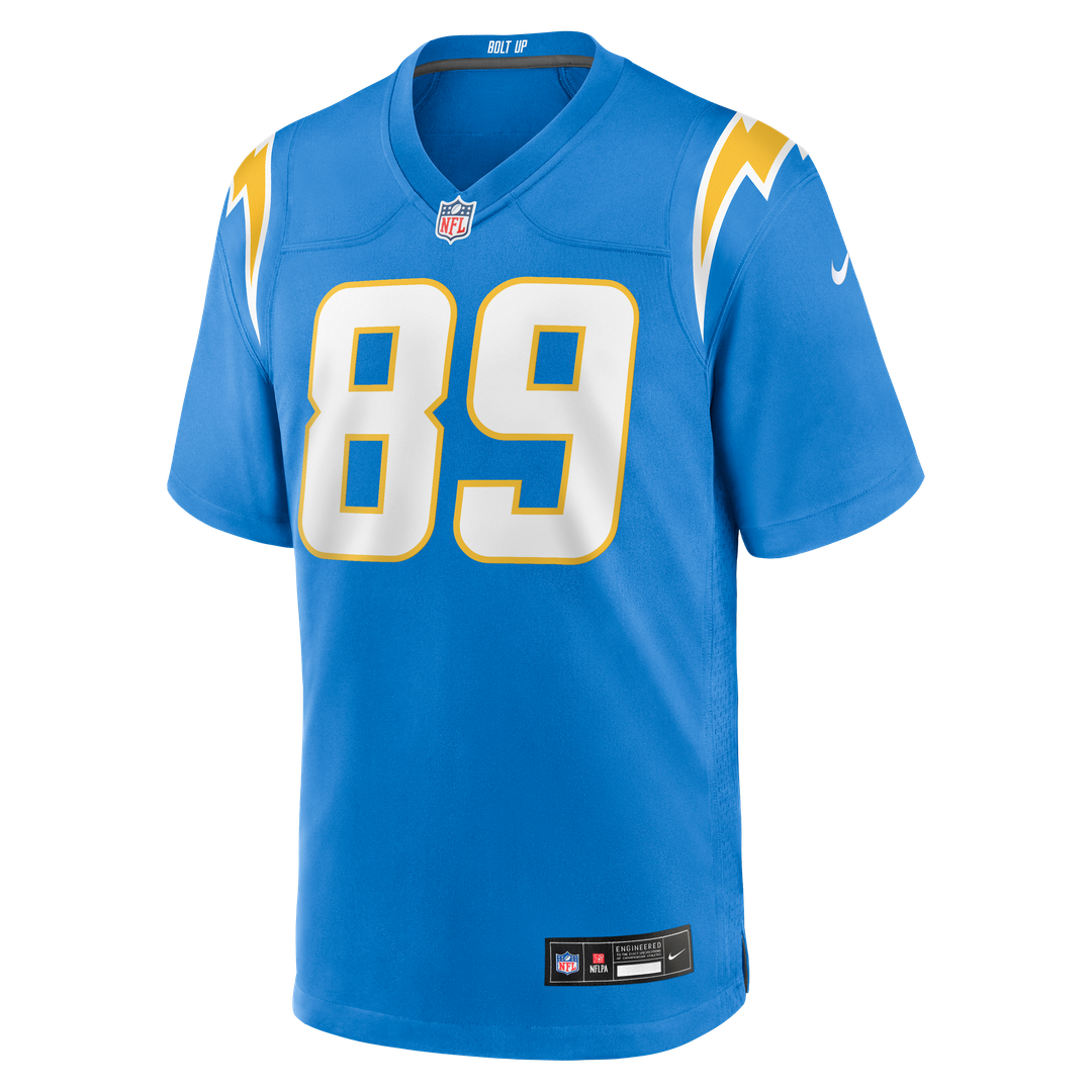 Los Angeles Chargers Will Dissly Powder Blue Team Game Jersey | NFL Football Jersey
