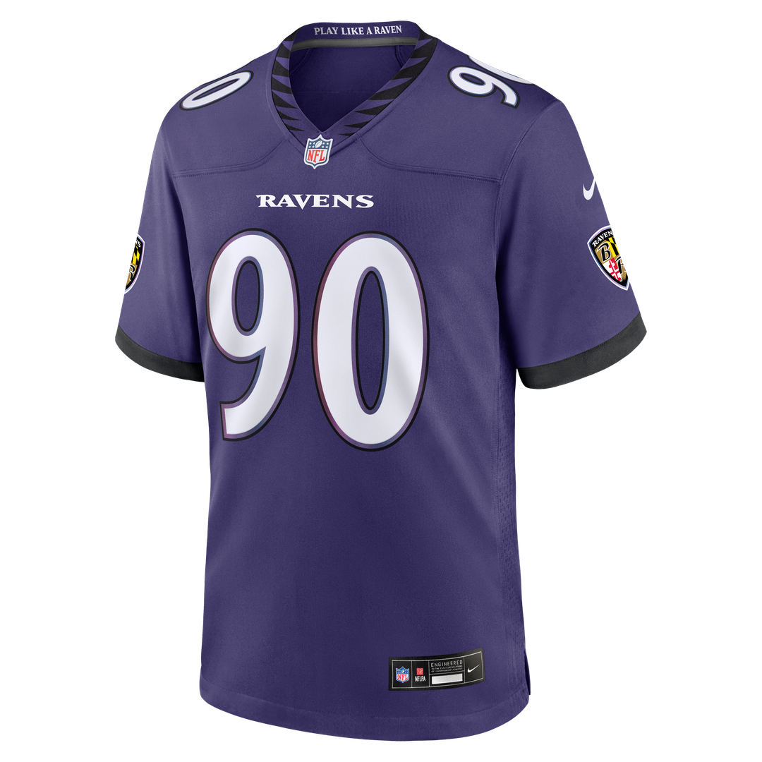 Baltimore Ravens Aeneas Peebles Purple Team Game Jersey | NFL Football Jersey