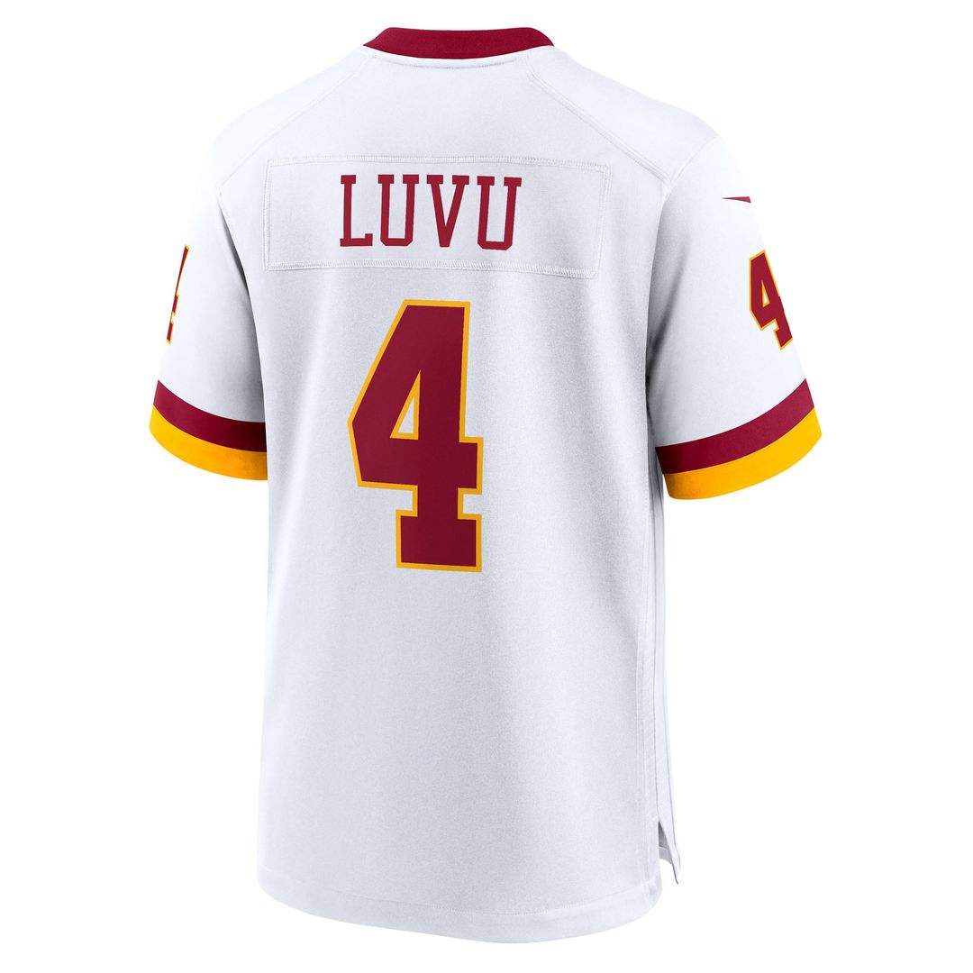 Washington Commanders Frankie Luvu White Game Super Bowl Era Jersey | NFL Football Jersey