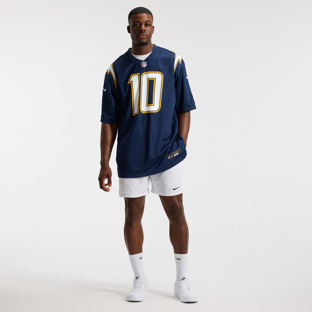 Los Angeles Chargers Justin Herbert Powder Blue Player Game Jersey | NFL Football Jersey