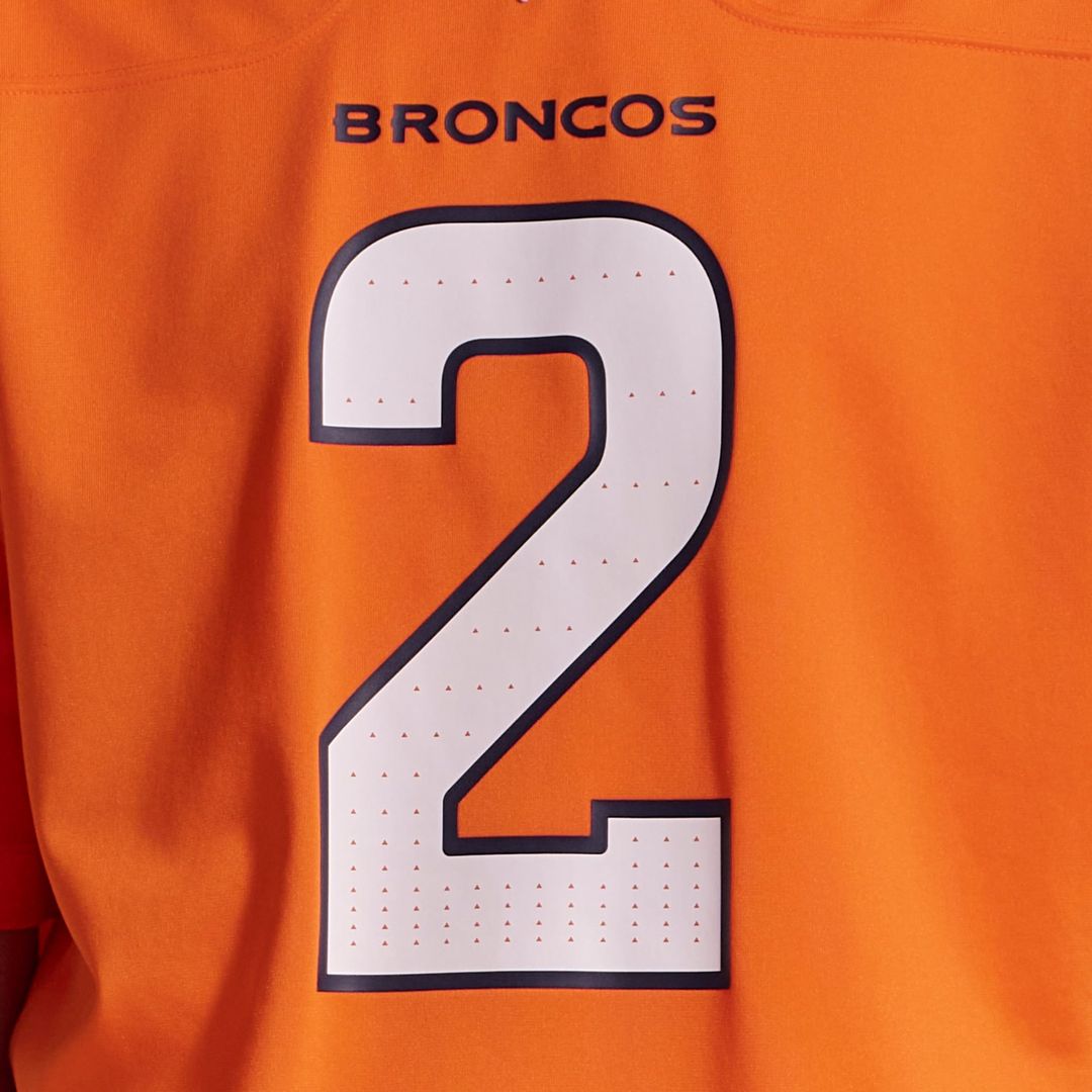 Denver Broncos Patrick Surtain II Orange Team Game Jersey | NFL Football Jersey