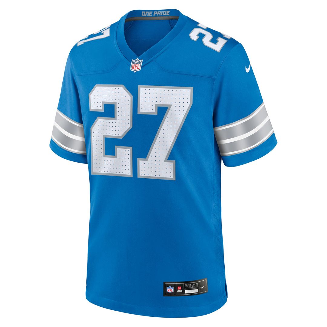 Detroit Lions Arthur Maulet Blue Team Game Jersey | NFL Football Jersey