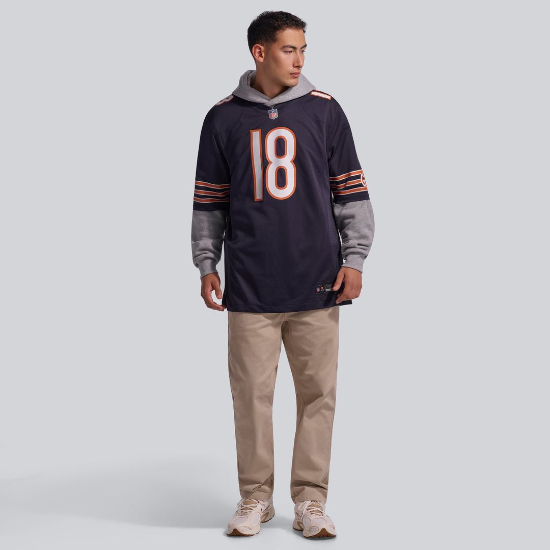 Chicago Bears Caleb Williams White First Round Pick Player Game Jersey | NFL Football Jersey