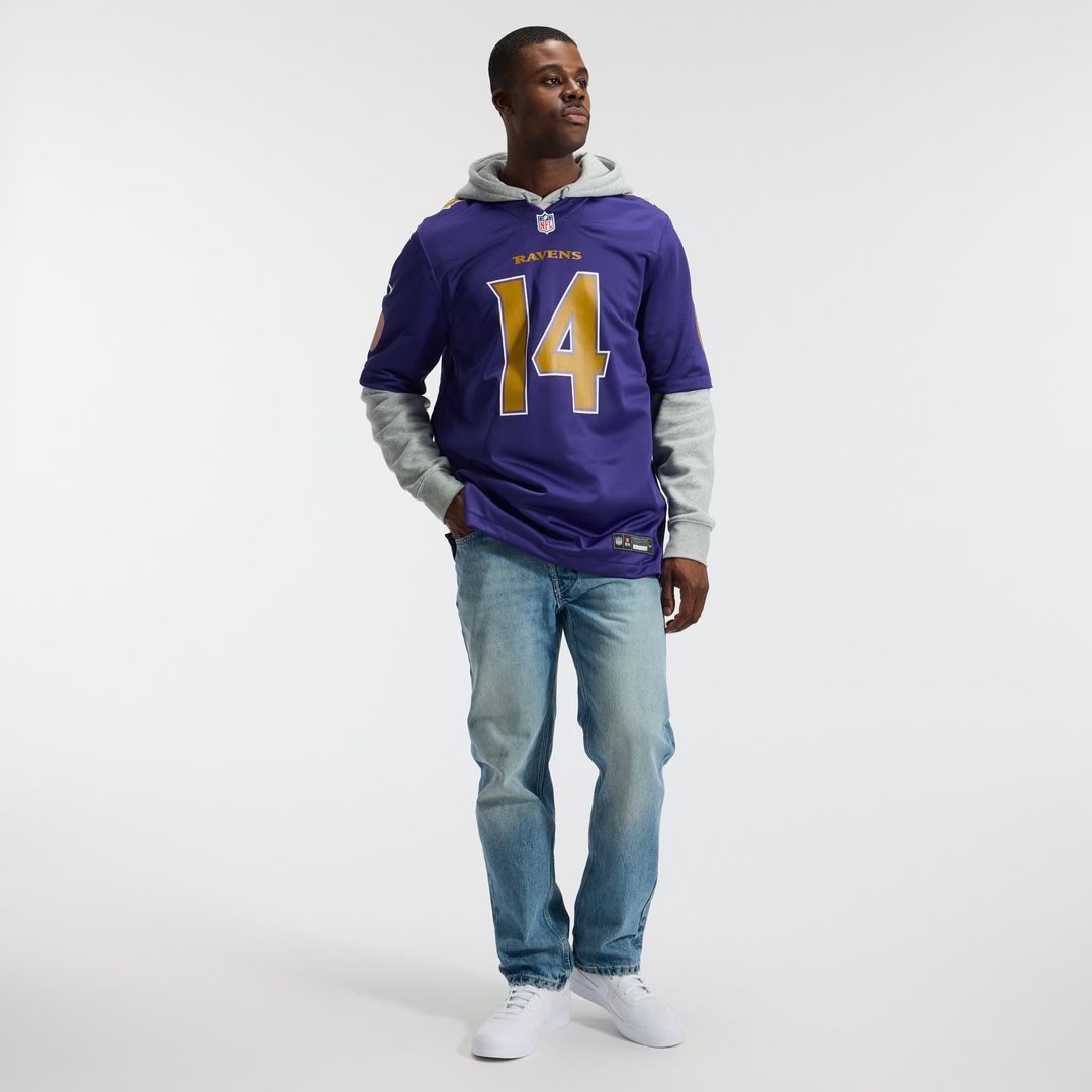 Baltimore Ravens Kyle Hamilton Purple Alternate Game Jersey | NFL Football Jersey