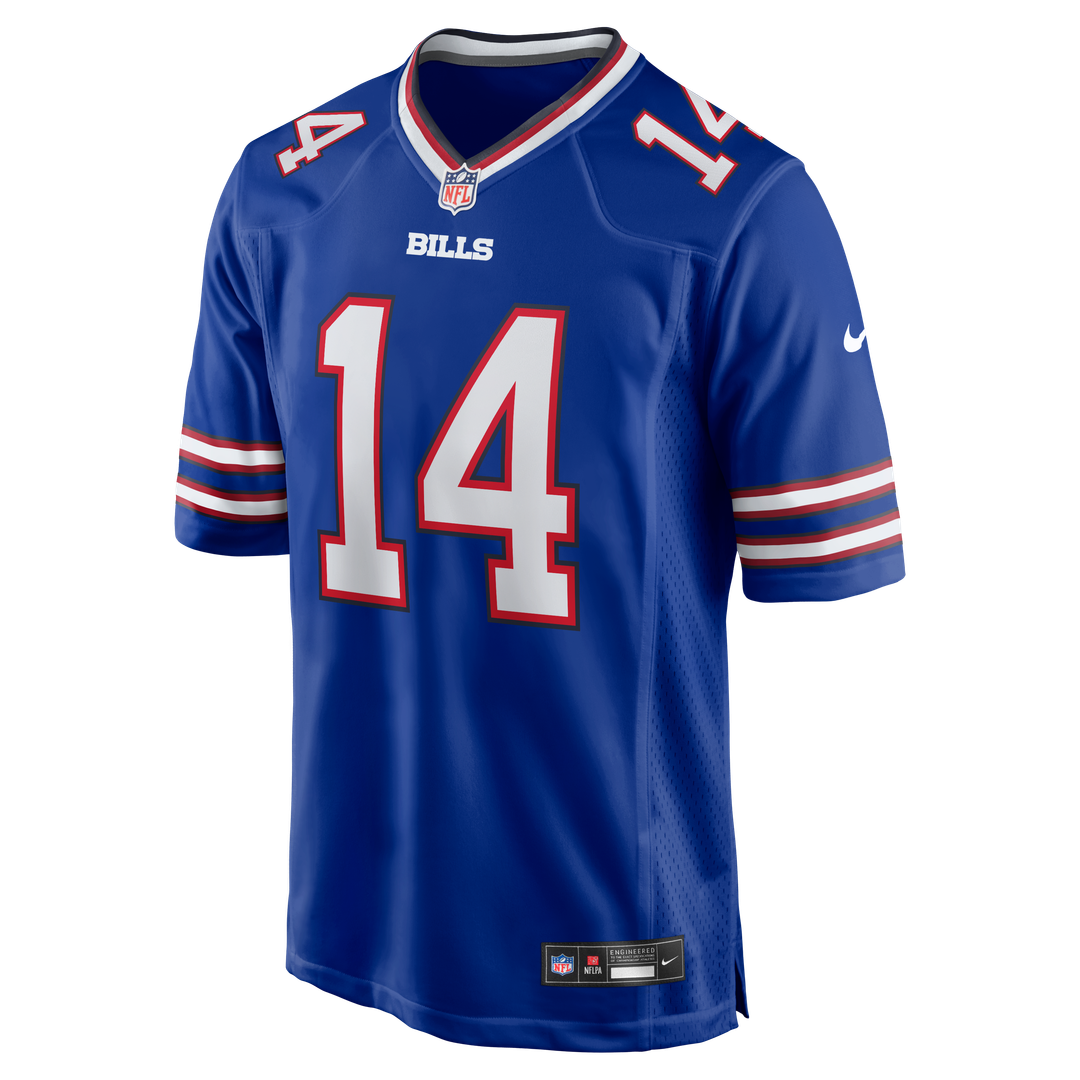 Buffalo Bills Frank Reich Royal Game Retired Player Jersey | NFL Football Jersey