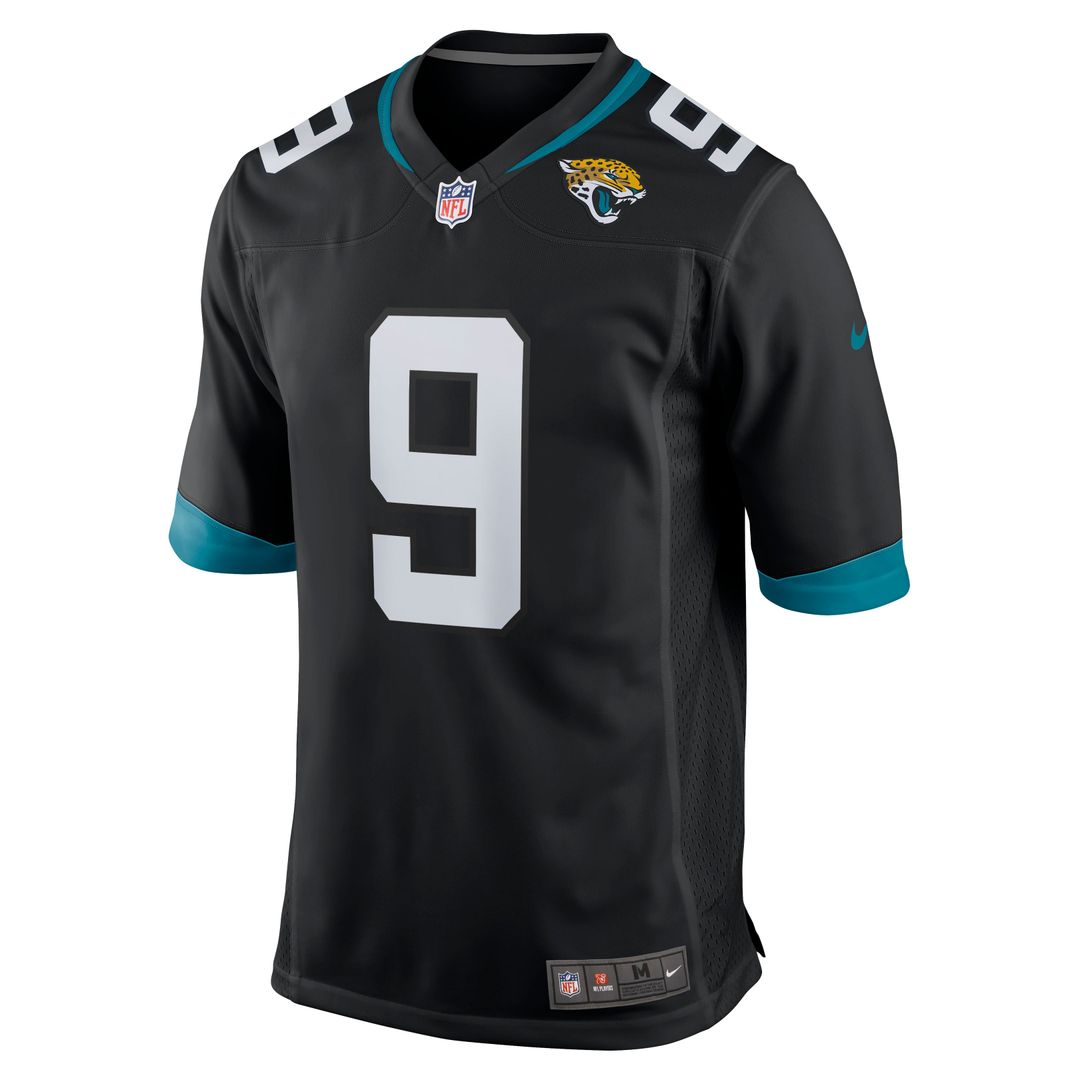 Jacksonville Jaguars Logan Cooke Black Game Jersey | NFL Football Jersey